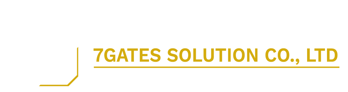 7gates logo white